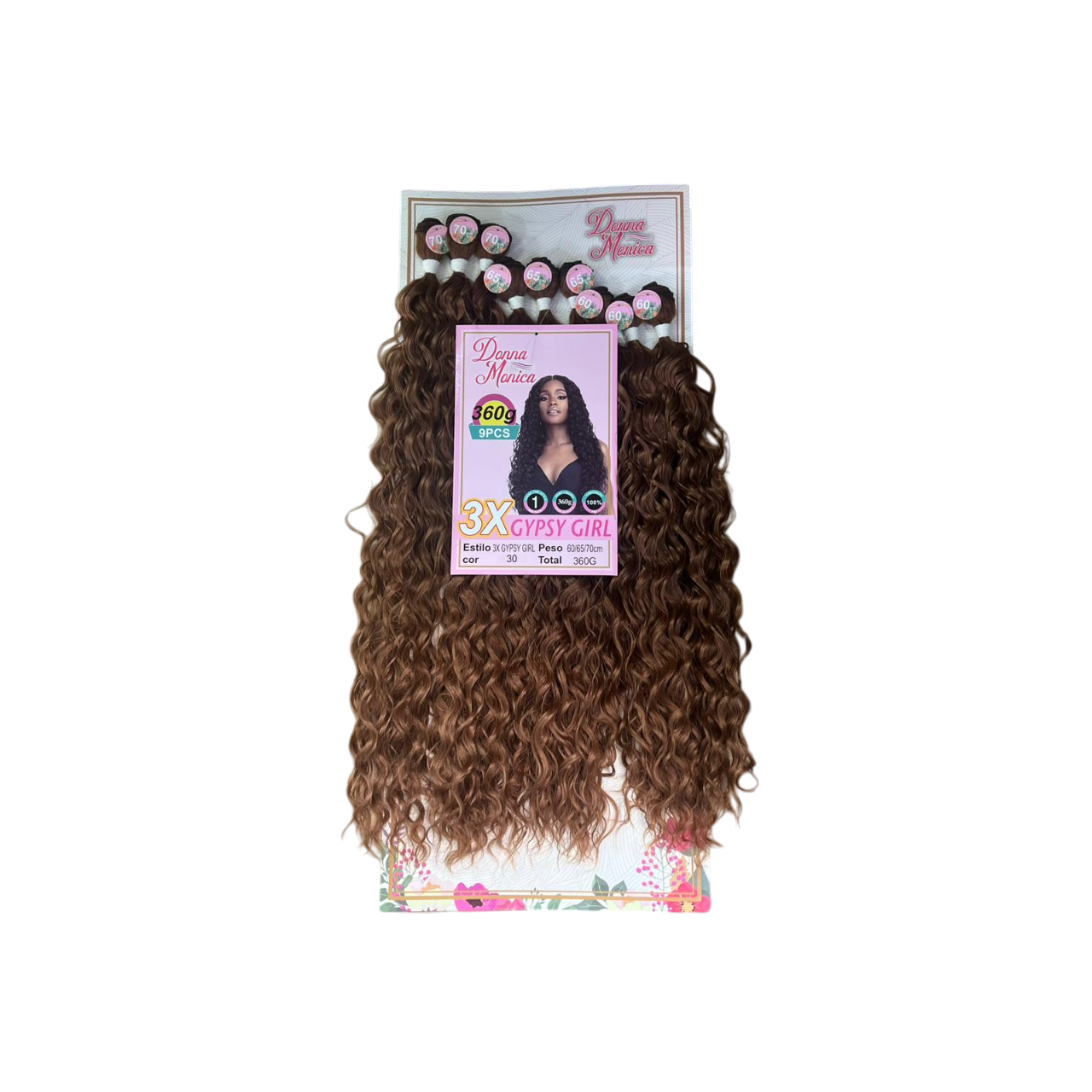 D.M 3X GYPSY GIRL BIO FIBRA 60/65/70CM  N30